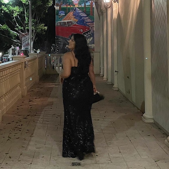 Windsor Black sequins gown - Picture 4 of 7